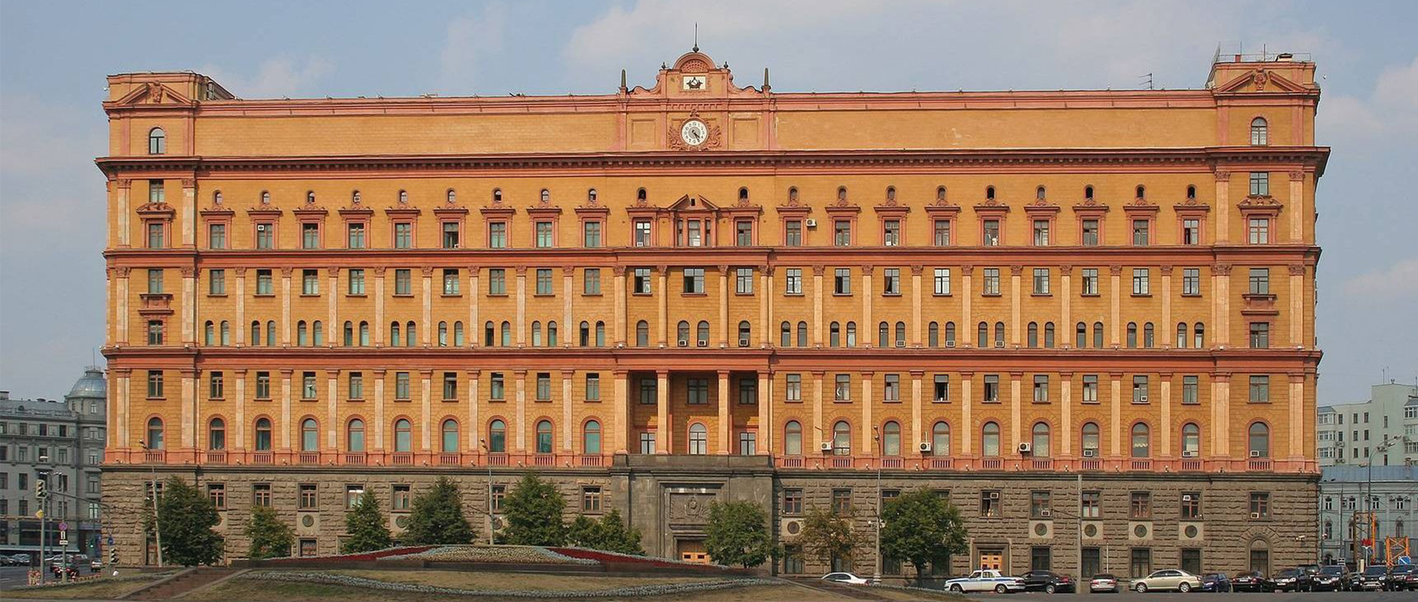 Здание ФСБ на Лубянке картина